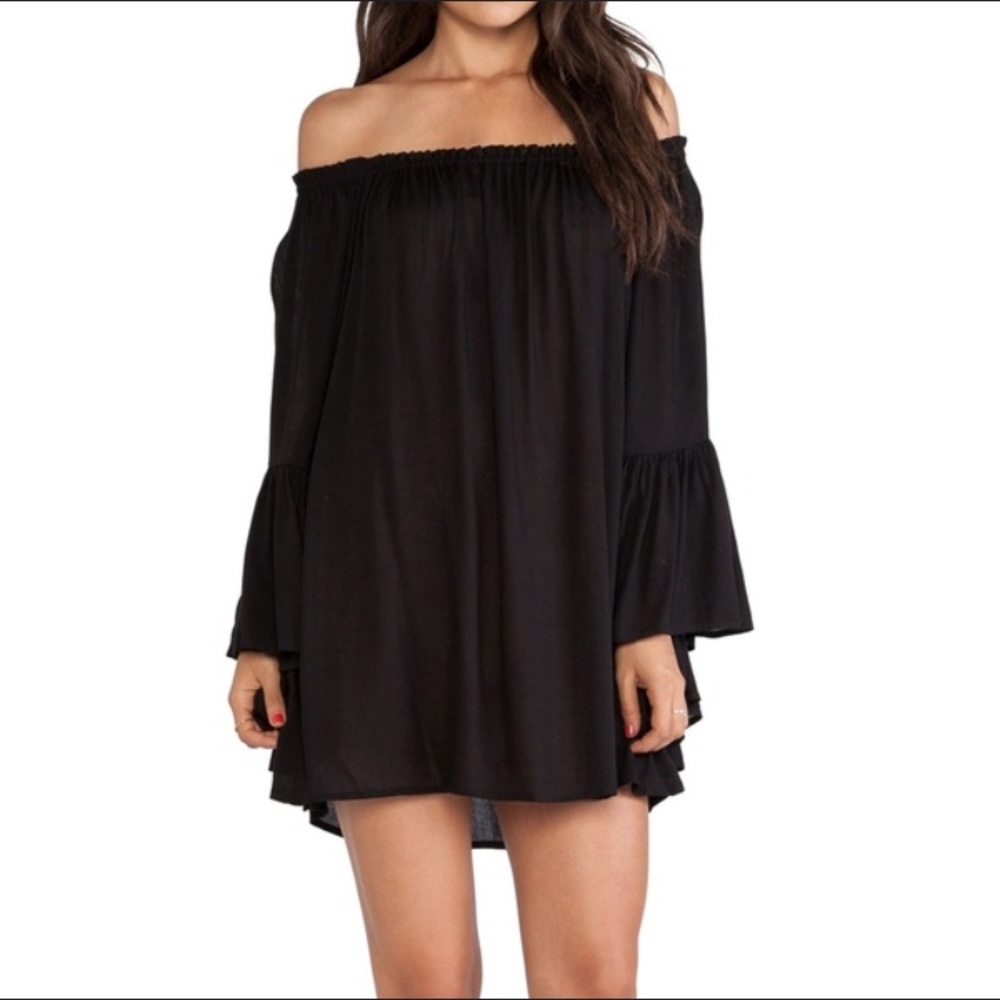 ❗️SOLD❗️Off Shoulder Dress - Picture 1 of 4